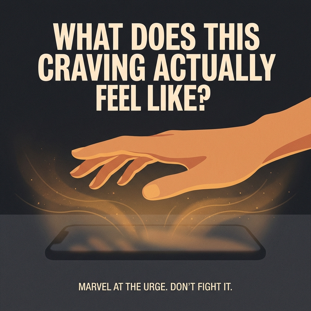Craving observed as physical sensation