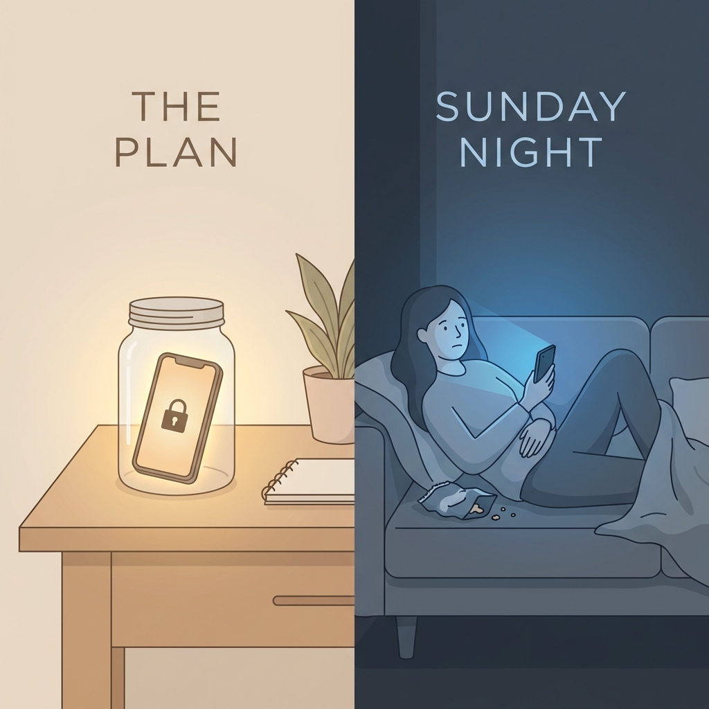 The plan vs Sunday night